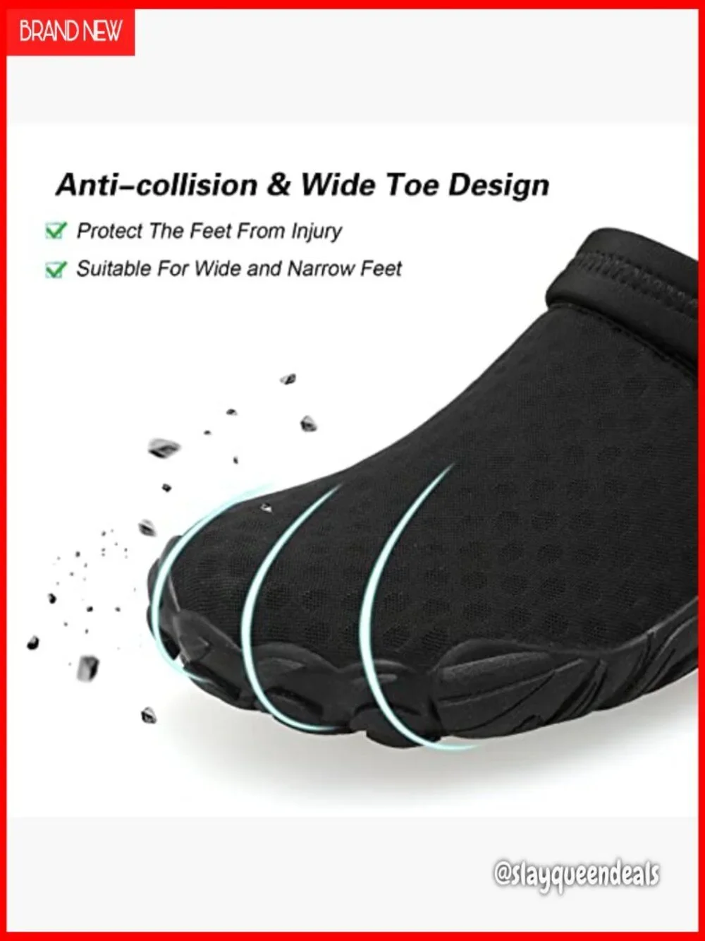 Unisex Water Shoes Slip-On Hiking Sandals Quick-Dry Non-Slip